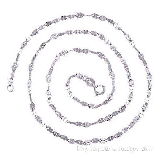 Four Leaf Clover Sterling Silver Necklace
